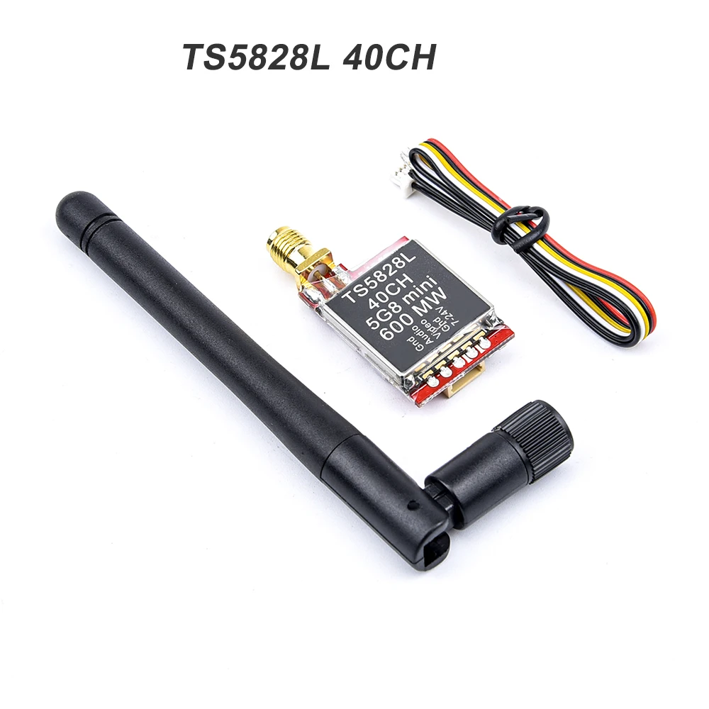 TS5828L FPV 5 8G 40CH 600 мВт беспроводной AV аудио передатчик TX модуль для RC квадрокоптера |