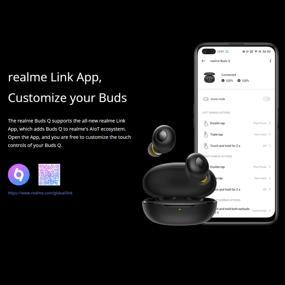 Original realme Buds Q TWS Wireless 