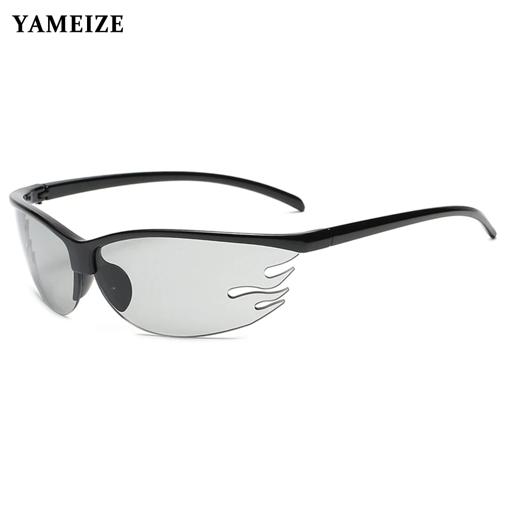 Солнцезащитные очки YAMEIZE женские в винтажной полуоправе с защитой UV400 |