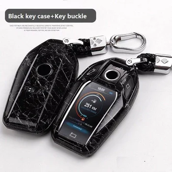 

LCD screen Car key case Styling Tuning Accessories Automobile For BMW 7series 730li 740 smart X5 new 5 series 530 6 series GT