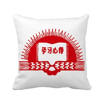 

Book Sun Red Revolution Patriotism Throw Pillow Square Cover