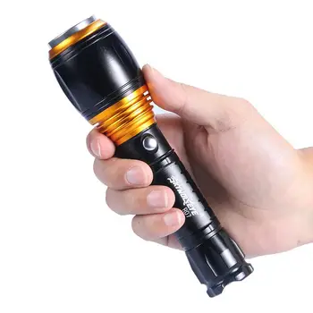 

Fashion 5 modes 3h LED Rotating Focus Flashlight Durabel Light For Camping