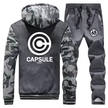 *#Best Price Dragon Ball New 2019 Winter Hip Hop Mens Camouflage Hoodie Cartoon Warm Jackets Suit Coat Thick Sportswear+Pants 2 Piece Set *#Best Price Dragon Ball New 2019 Winter Hip Hop Mens Camouflage Hoodie Cartoon Warm Jackets Suit Coat Thick Sportswear+Pants 2 Piece Set