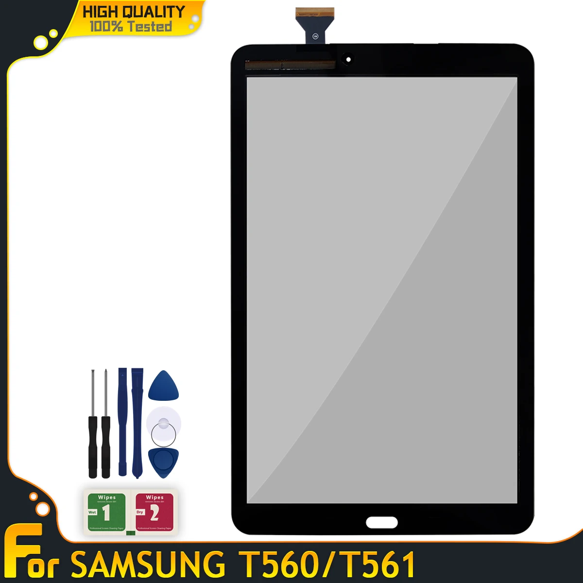 Протестированный сенсорный экран для Samsung Galaxy Tab E 9 6 SM-T560 T560 T561 дигитайзер