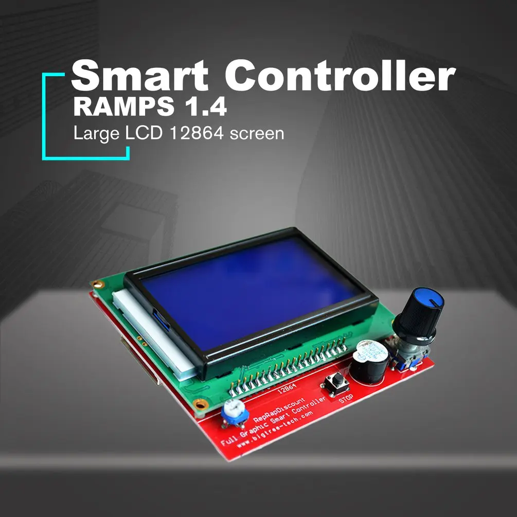RAMPS 1,4 доска Smart control ler 12864 сенсор ЖК-дисплея модуль адаптер материнской платы панель управления 3d принтер Reprap Arduino