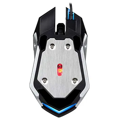 Проводная оптическая мышь K1 USB 1600 dpi трехскоростная регулируемая Светодиодный подсветка Бесшумная Проводная оптическая игровая мышь, длина: 1,3 м