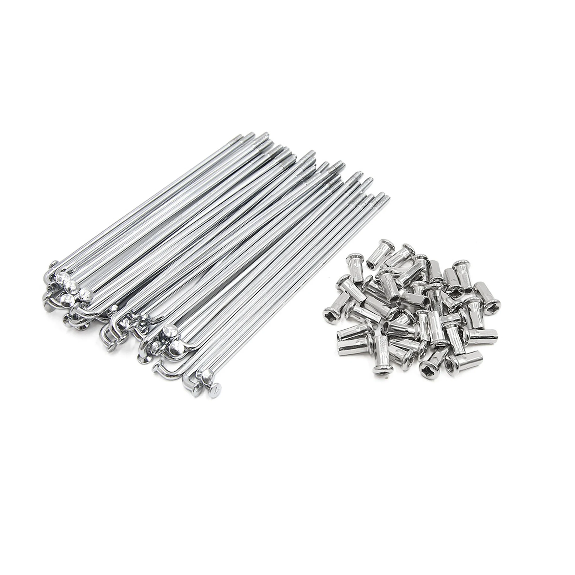 36pcs 72pcs 4mm Thread Diameter 150mm-170mm Length Motorcycle Wheel Spokes With Nipples dirt bike wheel spoke