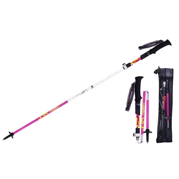 

Outdoor Trekking Pole Sports Pioneer Walking Stick Camping Tube Adjustable