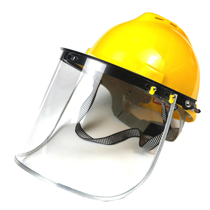 

Welded Face Shield Anti-impact Splash Safety Cap Welded Cap Transparent Full Face Polished Face Shield High Temperature Protecti