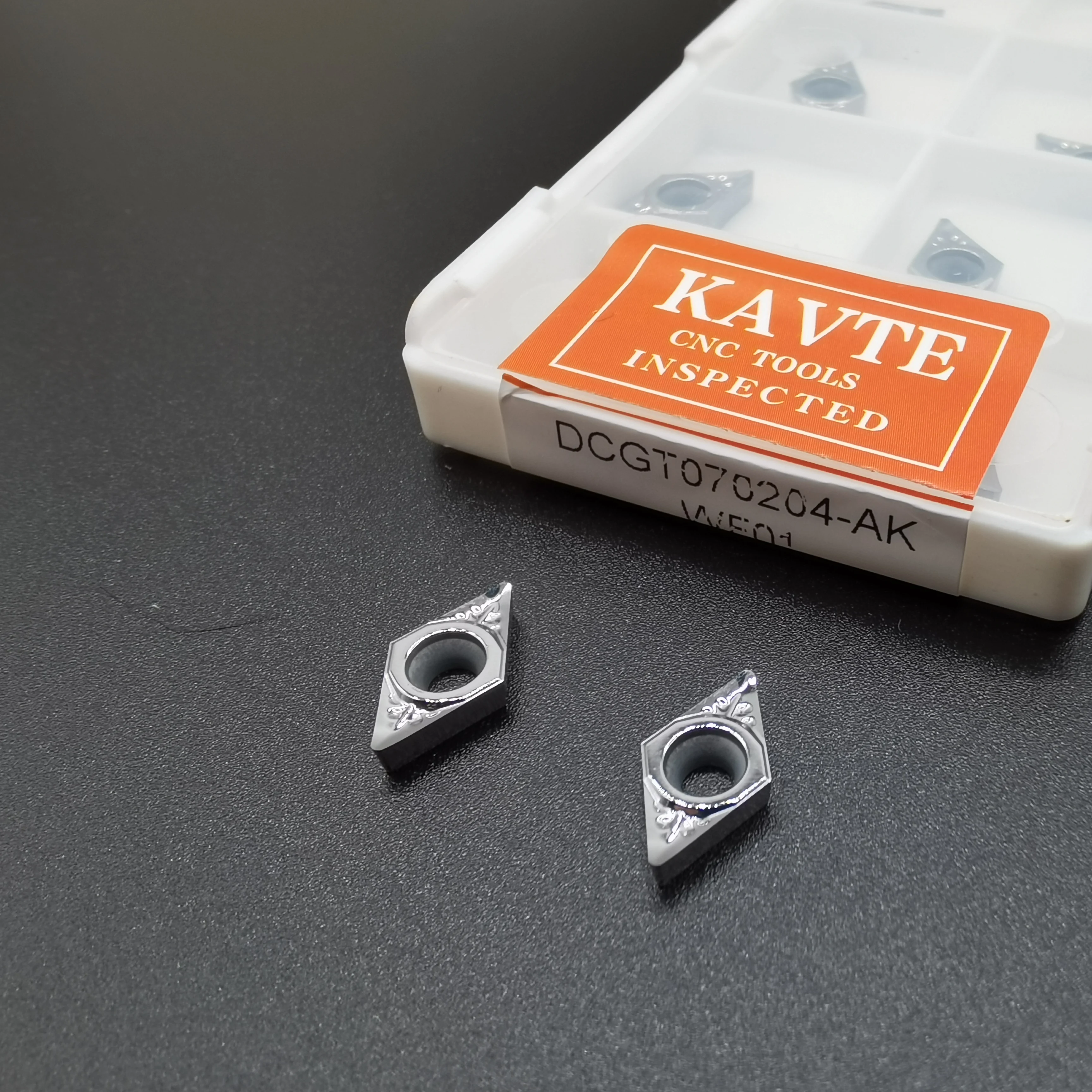 

Лезвие для токарного станка KAVTE DCGT070202 DCGT070204 DCGT070208 AK, лезвие из алюминиевого сплава DCGT 11T302 11T304/08, вставки для токарного станка с ЧПУ, обработка алюминия