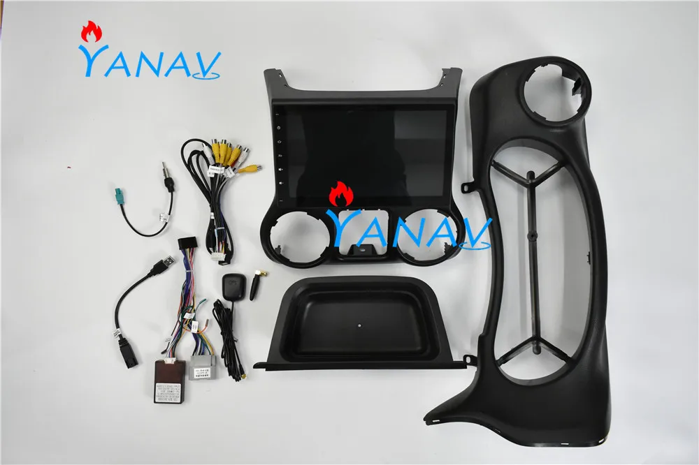 Автомобильный dvd плеер 10 1 дюйма восемь ядер IPS экран Android GPS навигация для Jeep Wrangler