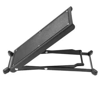 

Guitar Pedal Footstool Portable School Metal Black Accessories Outdoor Ukulele Footboard Non-Slip Musical Instrument Gadgets