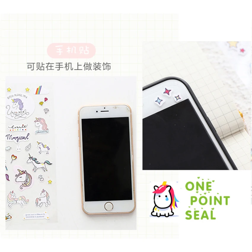 50packs/lot Kawaii Korean Creative Horse DIY Scrapbooking Diary Album Stickers For Decorative Children Room