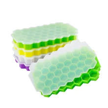 Сотовая форма кубик льда 37 кубиков лоток для льда кубик формы для хранения контейнеров лоток с формой для кубиков льда силиконовые инструменты для мороженого