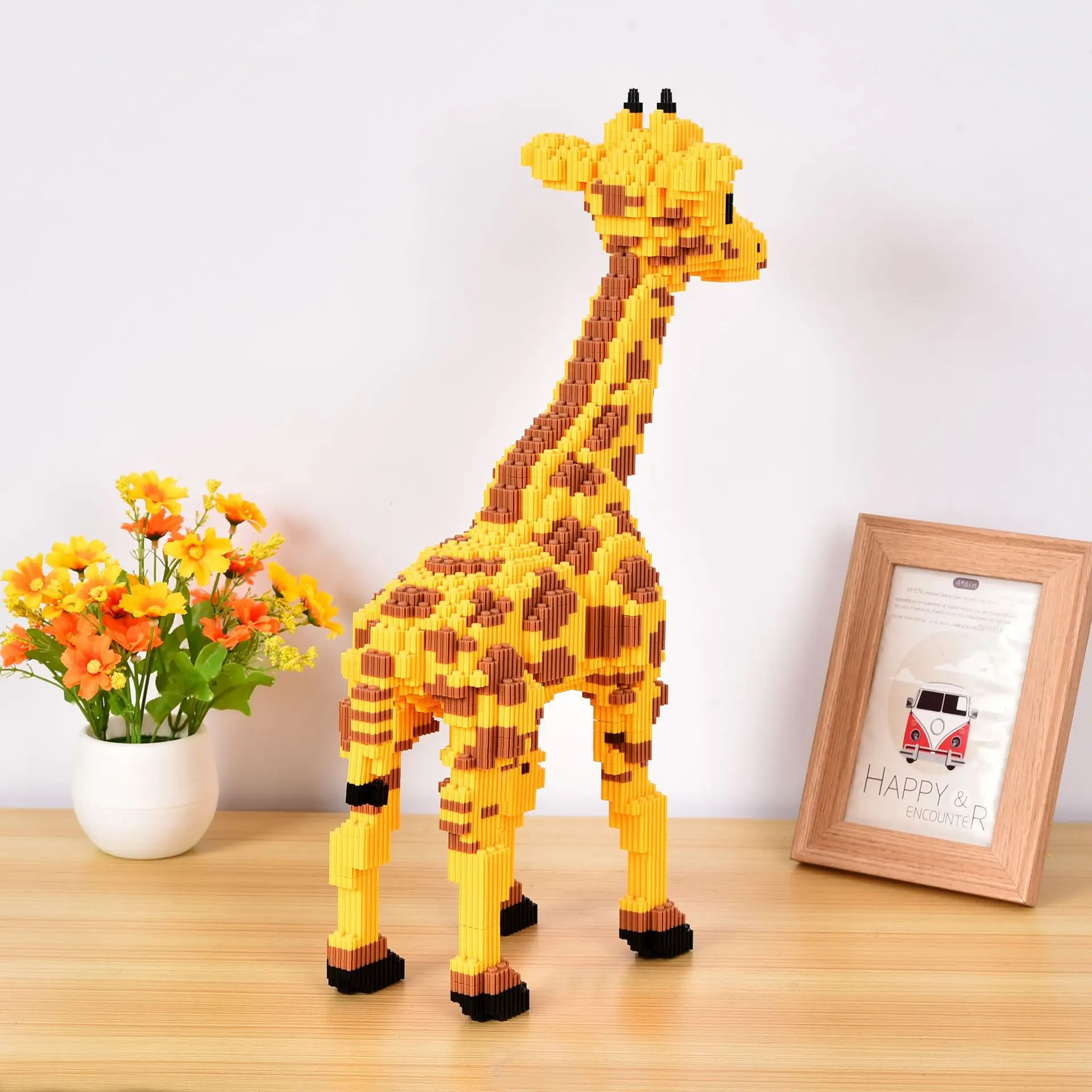 

Shaking Voice Network Red Novelty Toy Creative Adult Decompression Building Blocks Splicing Toys Animal Modeling Granule Piece T