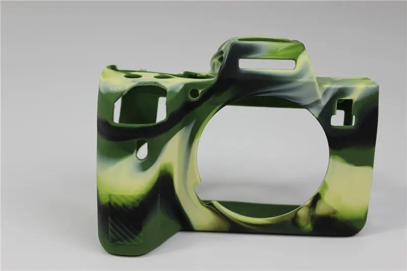 A7R IV 4 Camouflage Силиконовая кожа брони чехол для камеры Защитная крышка для sony Alpha A7 II A7R II A7S II A7 III A7R III IV A7M2 A7M3 A7RM3 A7RM4 - Цвет: A7R IV 4 Camouflage