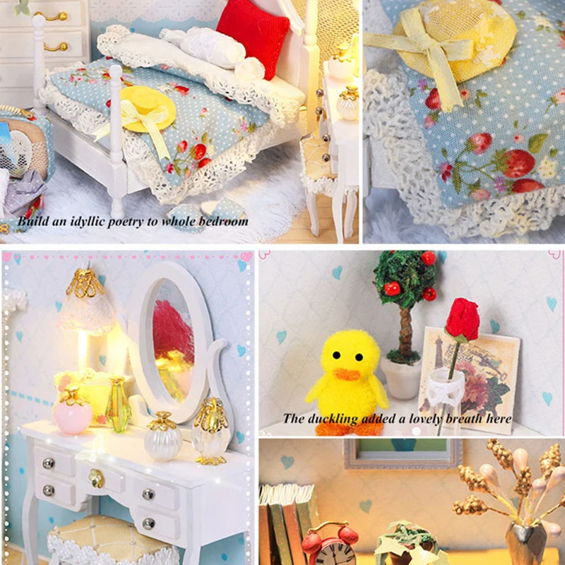 2019 Новый DIY Миниатюрный Кукольный домик комплект мебели игрушки в сборе
