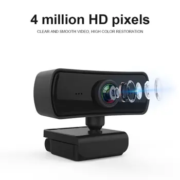 

2K 2040x1080P Webcam High Definition Computer PC Web Camera with Microphone Rotatable Cameras for Live Broadcast Video