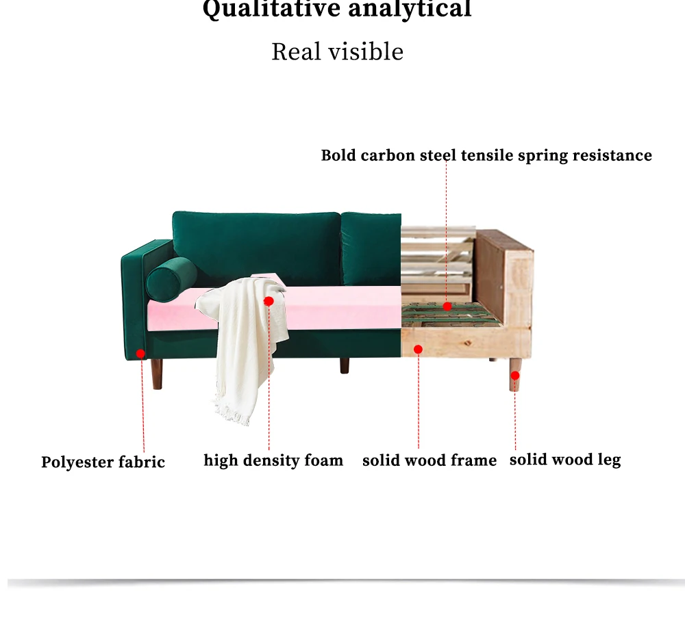 L-shaped Foldable Sofa Bed Modern Comfort Artificial Leather Black and White For Home Apartment Studio Living Room Furniture (11)