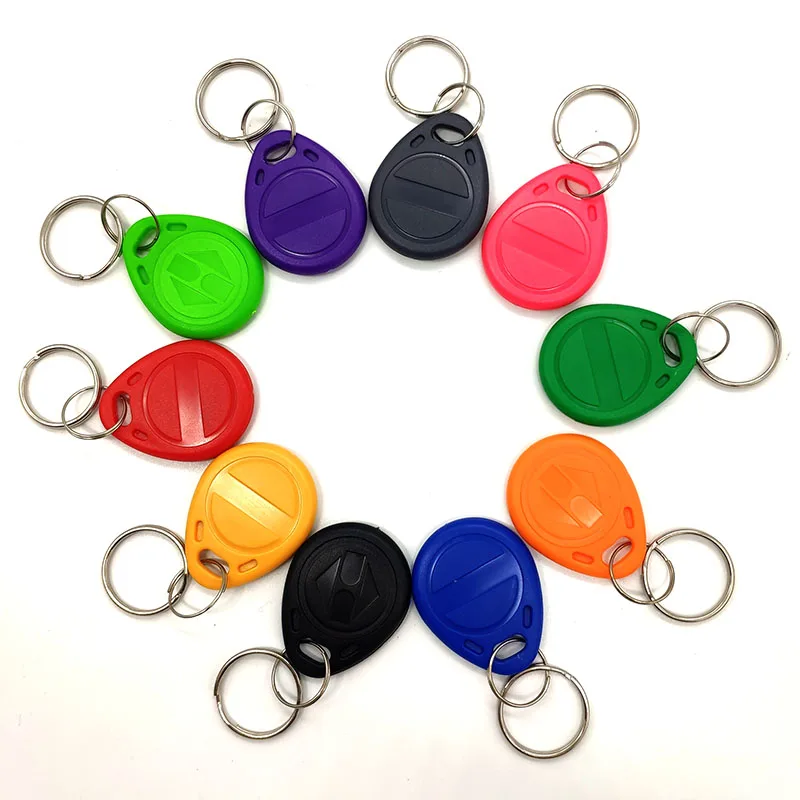 100pcs EM4305 T5577 Copy Rewritable Writable Rewrite Duplicate RFID Tag Proximity Token Keyfobs Ring Copy 125Khz Card