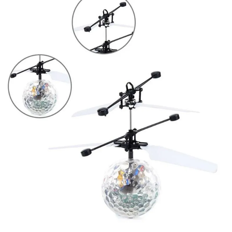 Magic Electric Flying Flash Ball Helicopter Hand Induction Disco Infrared Sensor Kids Drone Remote Control Toys Christmas Gift Magic Electric Flying Flash Ball Helicopter Hand Induction Disco Infrared Sensor Kids Drone Remote Control Toys Christmas Gift