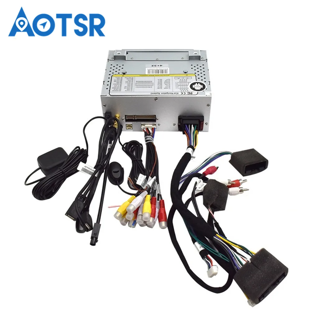 Discount Aotsr Android 9.0 GPS navigation Car DVD Player For Ford Fiesta 2013-2016 car multimedia system radio tape Car Video Players 3