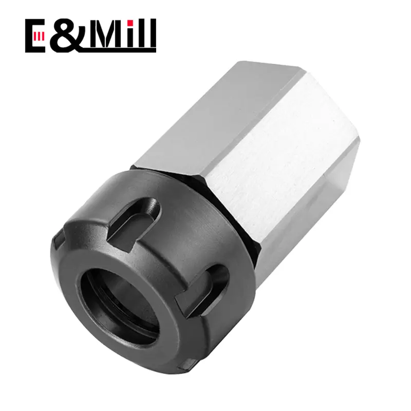 NEW Square ER25 ER32 ER40 Chuck Block Hard Steel Hex ER Spring Chuck Seat For CNC Lathe Engraving Cutting Machine Tool holder - Image 8