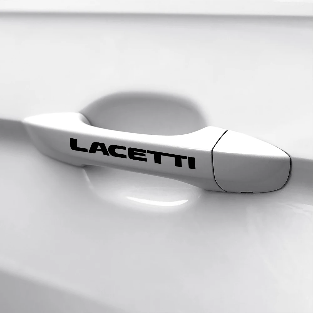 4 шт. автомобильные дверные ручки спортивные наклейки светоотражающие виниловые водонепроницаемые дверные ручки декоративные наклейки для Chevrolet Lacetti автомобильные аксессуары