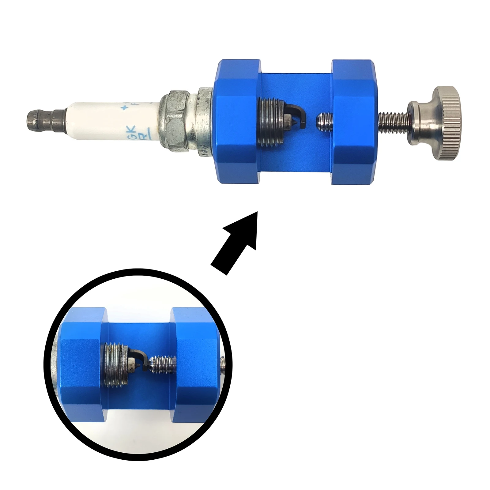 Durable Universal Car Precision Engine Spark Plug Gap Tool 14mm Aluminum |
