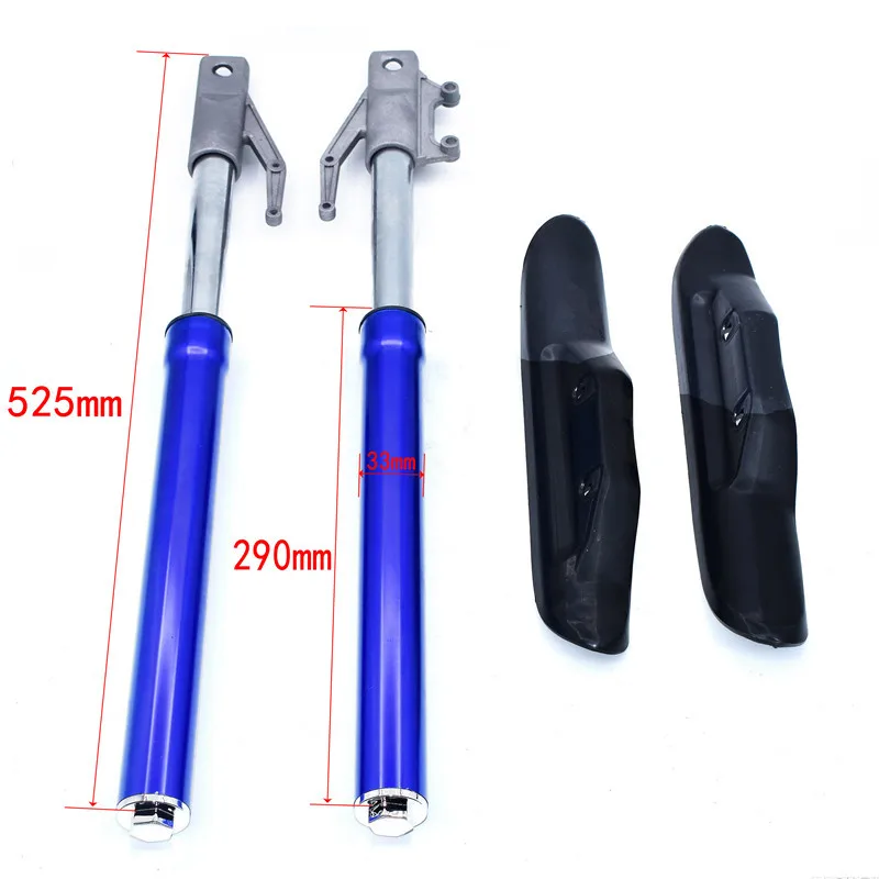 525MM Front Inverted fork shock absorption with protector cover for motocross Mini Dirt Pit Bike Small Apollo 47cc 49cc 50cc - Image 4