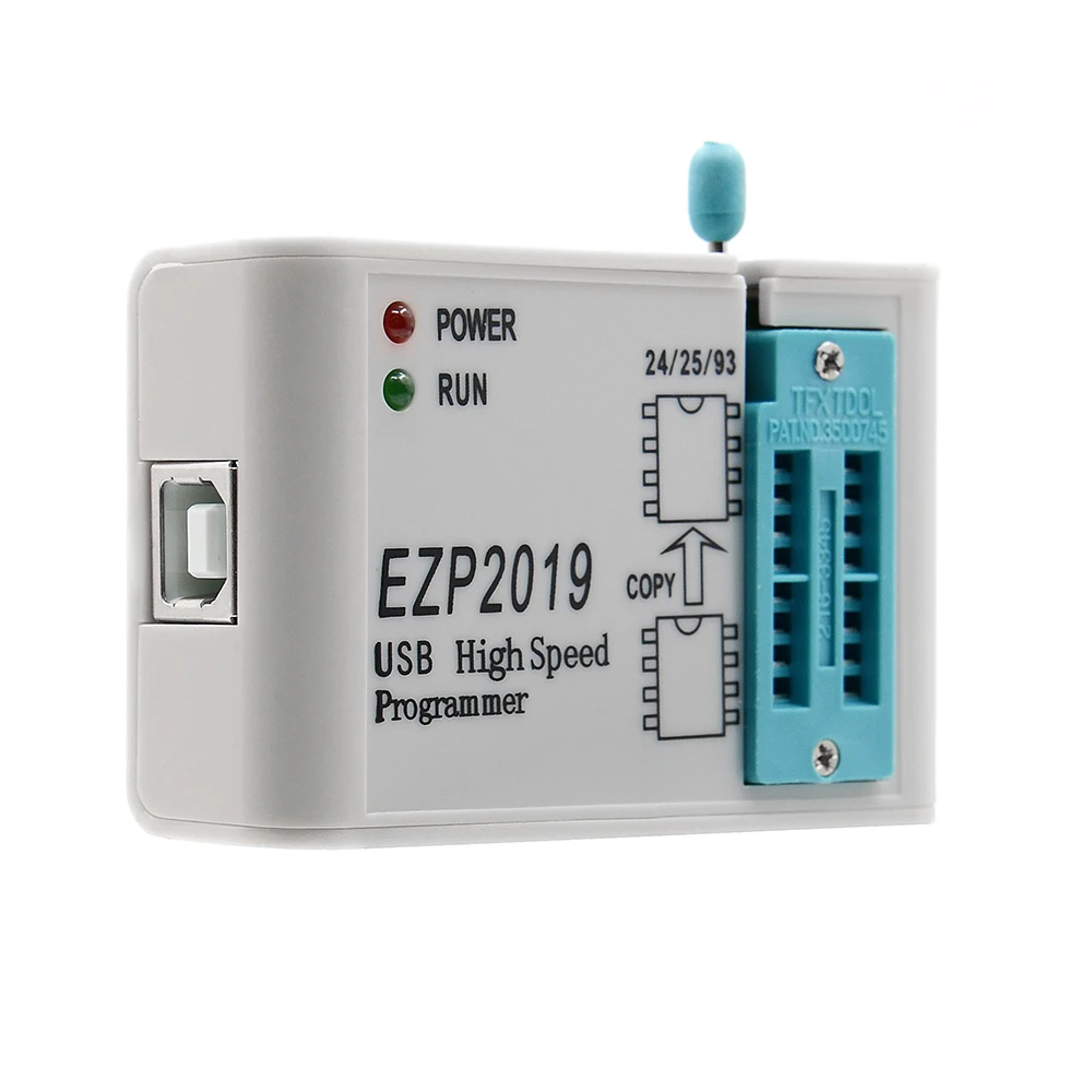 Новые EZP2019 с высоким уровнем Скорость USB SPI программатор+ 12 адаптеры Поддержка 24 25 93 EEPROM 25 флэш-память, BIOS Чип
