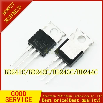 

10PCS BD241C TO-220 BD241 BD242C BD243C BD244C Silicon NPN Power Transistors