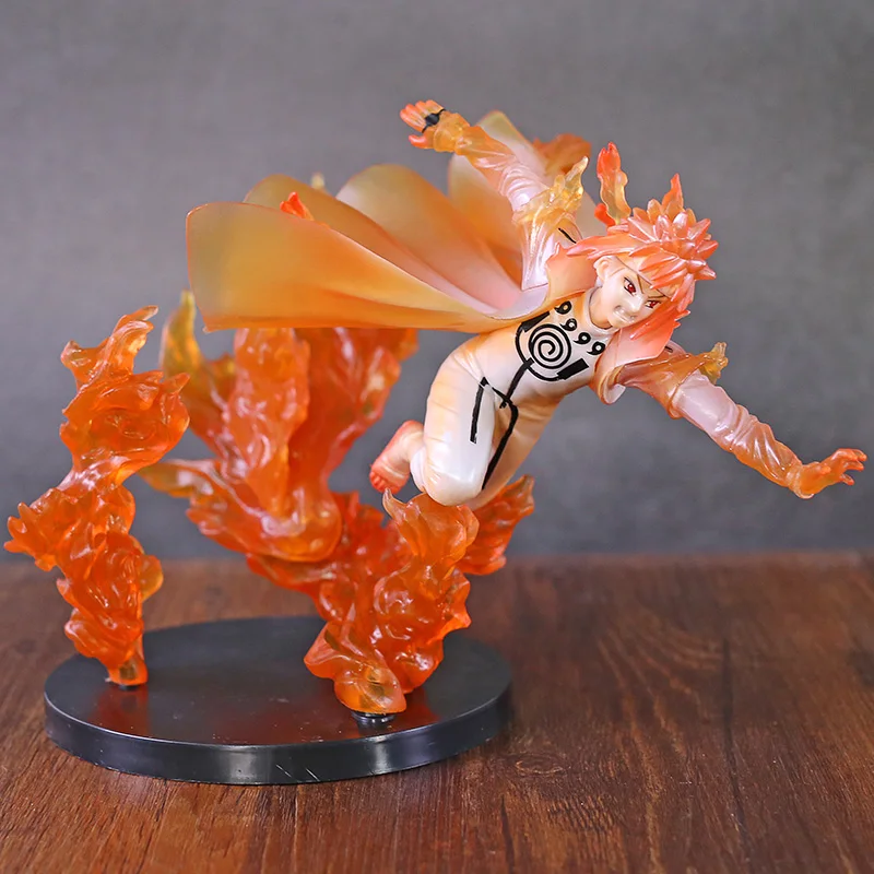 Naruto Shippuden Namikaze Minato Kurama Mode Статуэтка из ПВХ фигурка Коллекционная модель