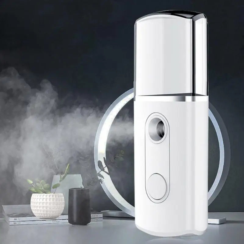 

Portable USB Charging Hand-held Nano Cold Spray Facial Humidifier Skin Care Beauty Spray Apparatus Facial Cleansing Devices New