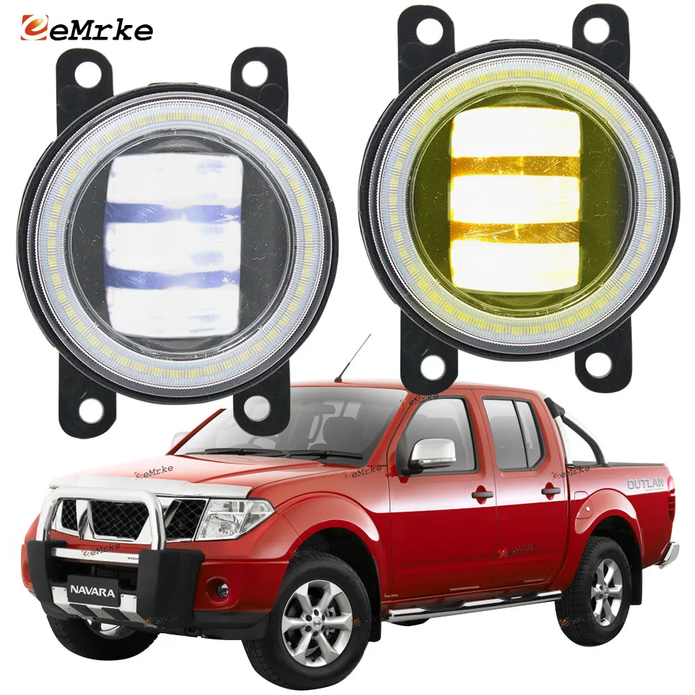 Дневные ходосветильник огни ангельские глазки для Nissan Navara NP300 D40 2004-2013 2014 2015 |