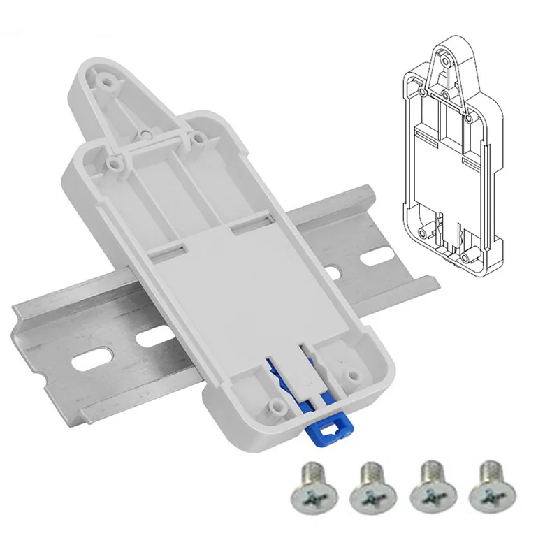 

1pcs Adjustable Safety Wiring Ducts Housing Standard Switch Multi-function Card Box For Sonoff Basic// TH10 Dual