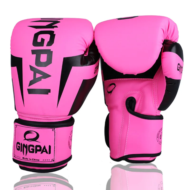 

10-12 OZ Muay Thai PU Leather Boxing Gloves Women Men Kids MMA Gloves Gym Training Grant Boxing Gloves boxeo karate boks