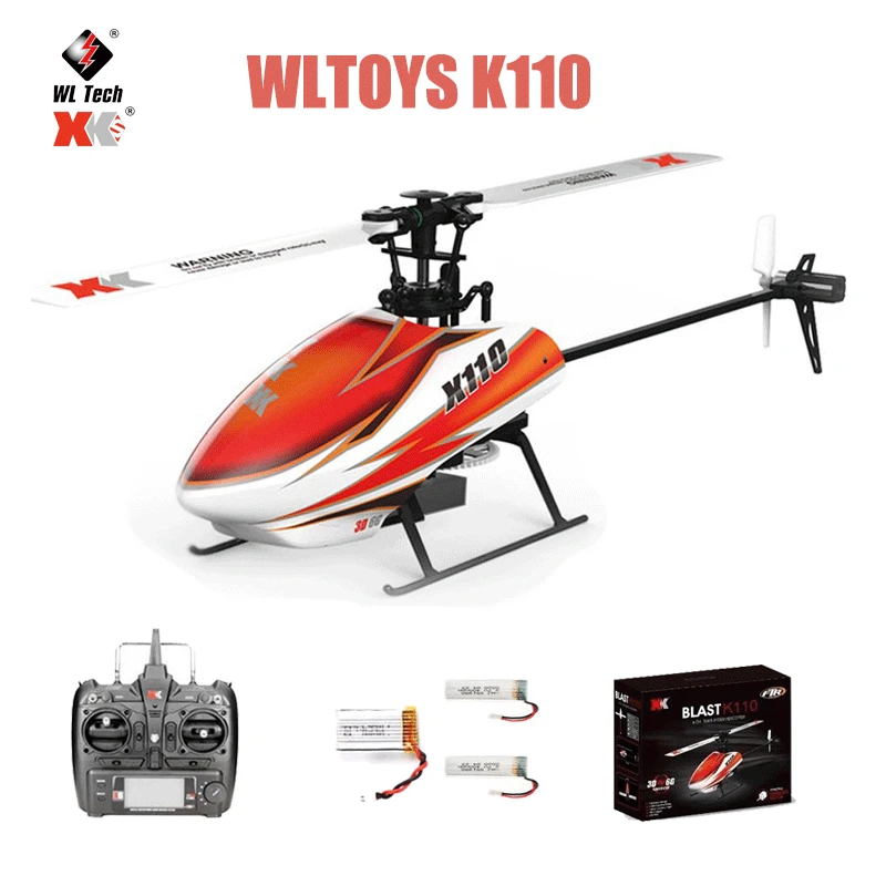 Оригинальный WLtoys XK K110 Радиоуправляемый мини Дрон 2 4G 6CH 3D 6G бесщеточный двигатель