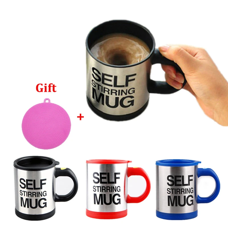 

400ML Automatic Coffee Mug Lazy Self Stirring Mug Milk Mixing Bottle Thermal Cup Electric Double Insulated Cup