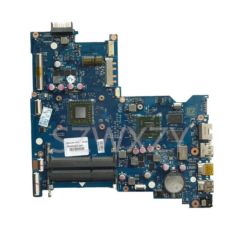 Для hp 15-BA системная плата 860340-001 854963-601/001 A8-7460 Процессор LA-D711P работы