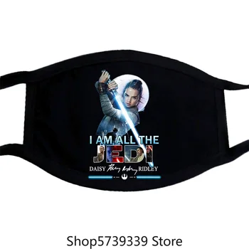 

Star I Am All The Last Jedi Daisy Ridley Rey Signature Mask Washable Reusable Mask