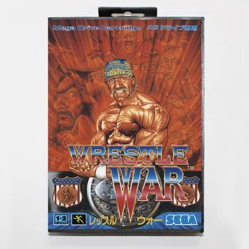 

Wrestle War 16bit MD Game Card For Sega Mega Drive/ Genesis with Retail Box