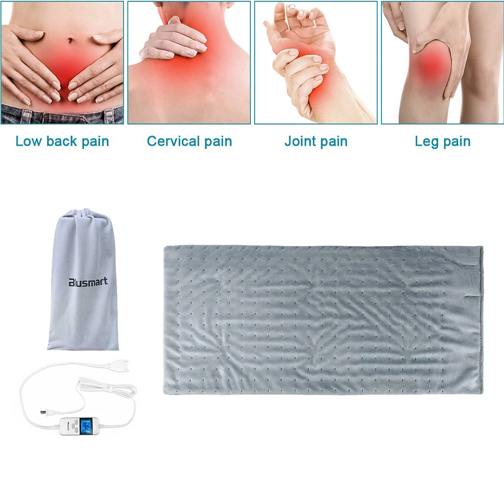 Blusmart Heating Pad Super Soft Ultra Sleep Fast Heating Technology To