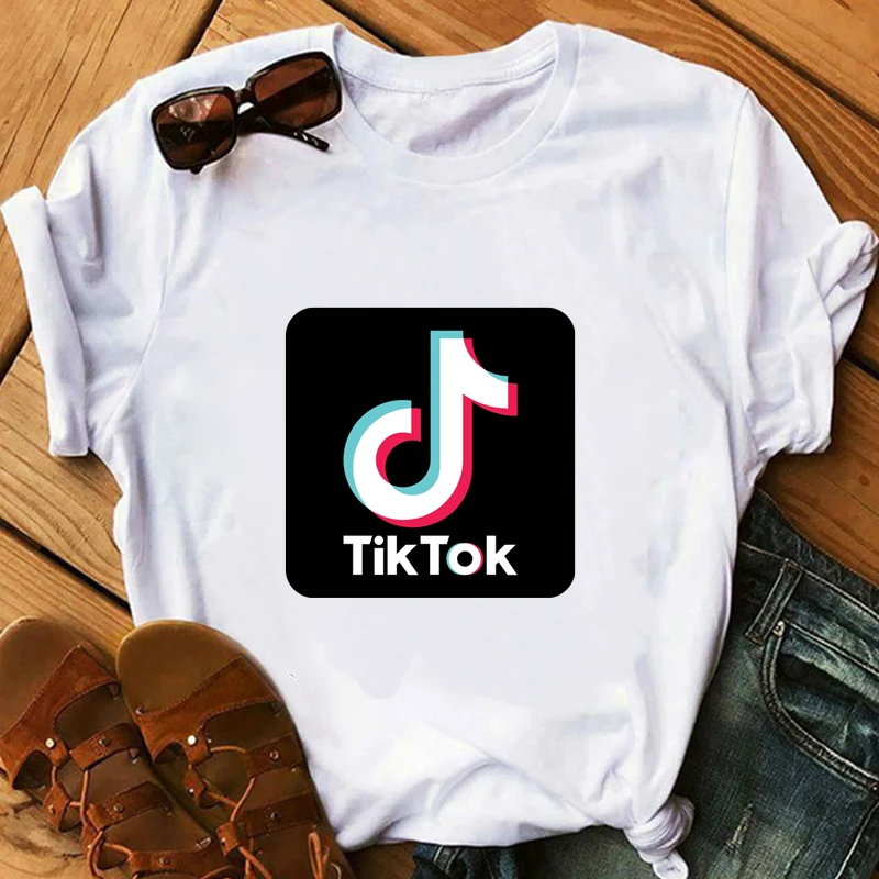 

fashion funny goth letter tiktok tops tshirts harajuku tshirt cartoon vintage t shirt white top women clothes streetwear 2020