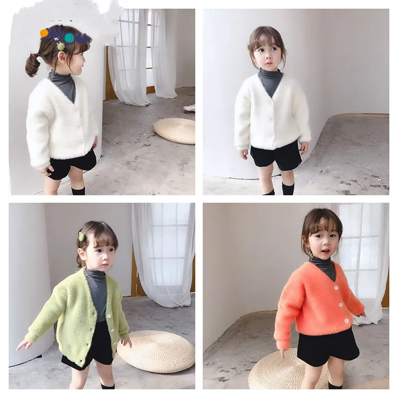 

Baby Girl Sweaters Toddler Knitted Cardigan Autumn Kids Sweater Cardigans Baby Boy Clothes Jacket Coat For Children Girls Tops