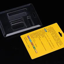 Повседневные предметы первой необходимости блистерная упаковка на заказ ПЭТ прозрачная блистерная пластиковая раскладушка упаковка(BK-17