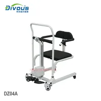 New Product Handicapped Electric Patient Transfer Lift Commode Toilet  Chair Power Wheelcahair 2
