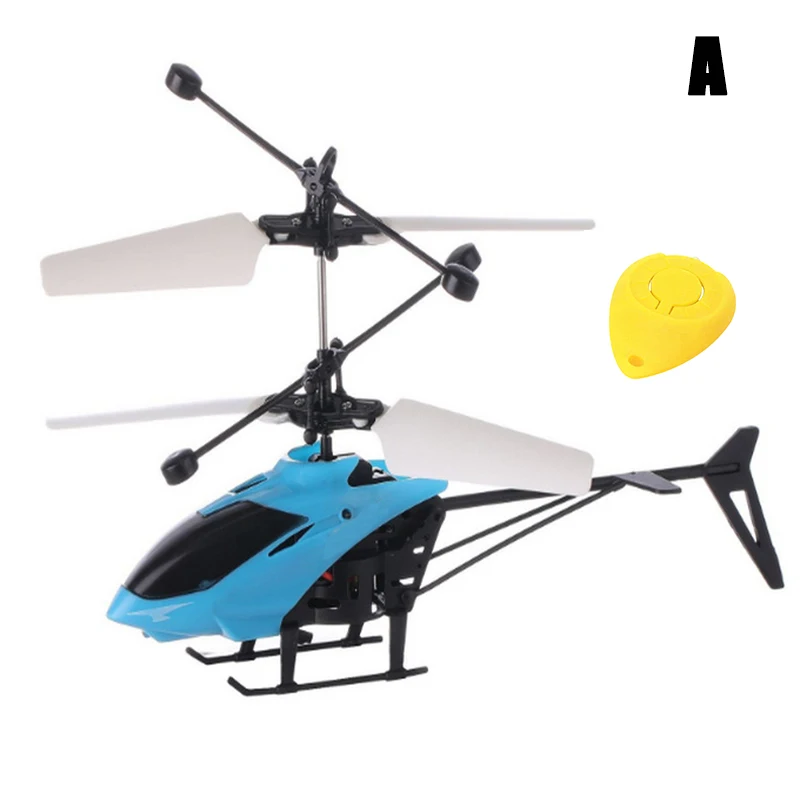 Летающий самолет датчик вертолет Индукционная светящаяся игрушка для детей Детский пульт дистанционного управления - Цвет: As shown