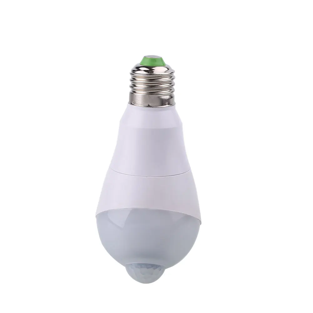 

E27 7W LED Body Sensor Human Induction Elbow Rotate Bulb Light Lamps AC85-265V