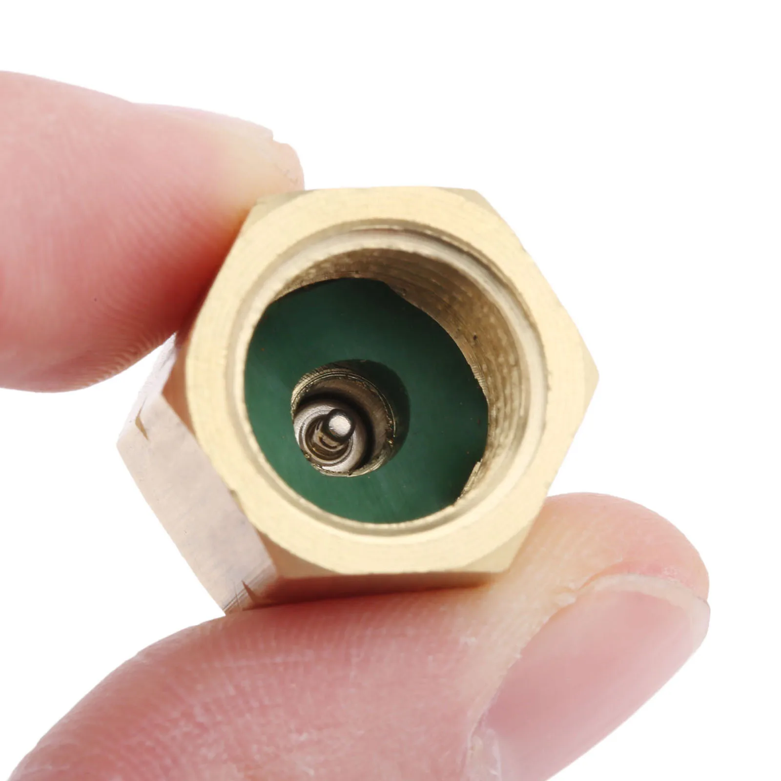 1 шт. R1234YF шланг к R134a адаптер для вакуумного насоса с клапаном сердечник 1/2 ACME LH X 1/4